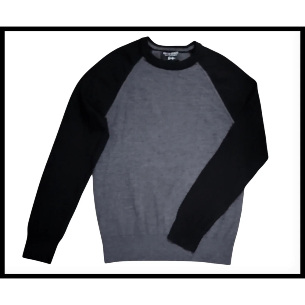 Banana Repubic Italian Yarn By Baruffa Knit Colorblock Sweater Men's Medium